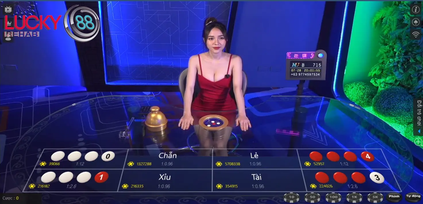 Bí quyết chơi xóc địa livestream tại Lucky88 thắng lớn