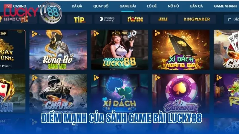 Những điểm mạnh của sảnh game bài mà bạn nên biết